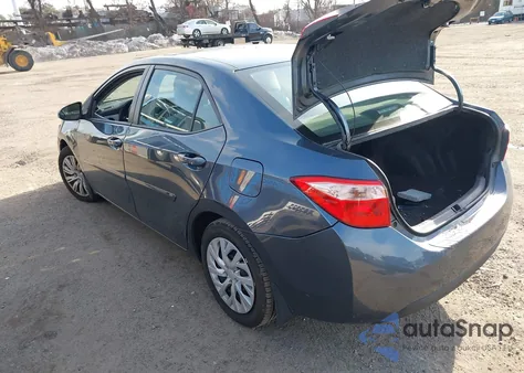 2017 Toyota Corolla Le z USA, uszkodzony, nr VIN 2T1BURHE4HC953491